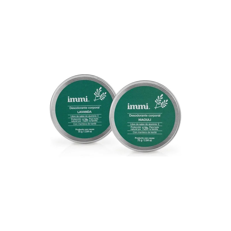 Desodorante Natural Immi Niaouli Ecológico 75gr