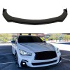KEEPDSGN For Nissan LEAF Hatchback Gloss Black Front Bumper Lip