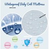 Comfort Collections Crib Mattress Waterproof Breathable Quilted Mattress Cover Toddler