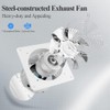 WiseWater 6 Inch Exhaust Fan, 353 CFM Extractor Fan with