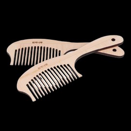 (Cypress tree) Pure cypress wood long comb 1p/hair comb/hair brush/hair brush/wood comb/wood brush/hair comb/hair brush/hair / (편백나무) 순수편백나무 긴빗1p/머리빗/머리브러시/머리브러쉬/우드빗/우드브러시/헤어빗/헤어브러시/헤어