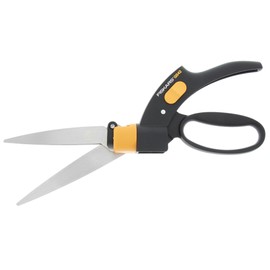 Fiskars Servo-System Grass Shear GS42, Anti-jam Servo-System mechanism, Length: 34.4 cm, Steel blades/Plastic handles, Black/Orange, GS42, 1000589