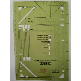 Lighting Associates Stage scenery Drafting Template  old style before cad  section view  scale 1"