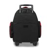 World Traveler Transworld 22-Inch Carry-On Rolling Backpack, Red