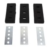 Snow Blower Impeller 3 Blade Alloy 1/4in Accessory Set Kit