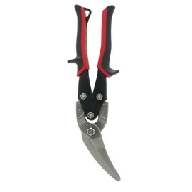 Malco Long Cut AVs Metal Cutting Snip Left Offset 2-1/4" Cut Length - Red Grip (AV63)