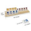 MIDOLITE Rummy Cube 6 Player Edition with 6 Wooden Racks,