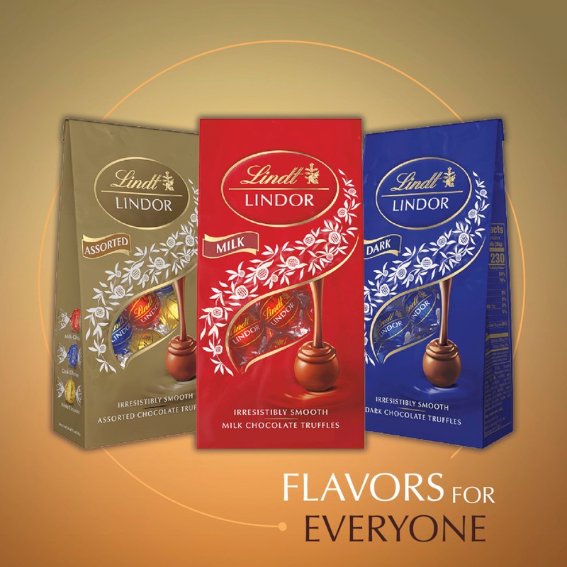 Lindt LINDOR Dulce de Leche Milk Chocolate Truffles, Milk Chocolate