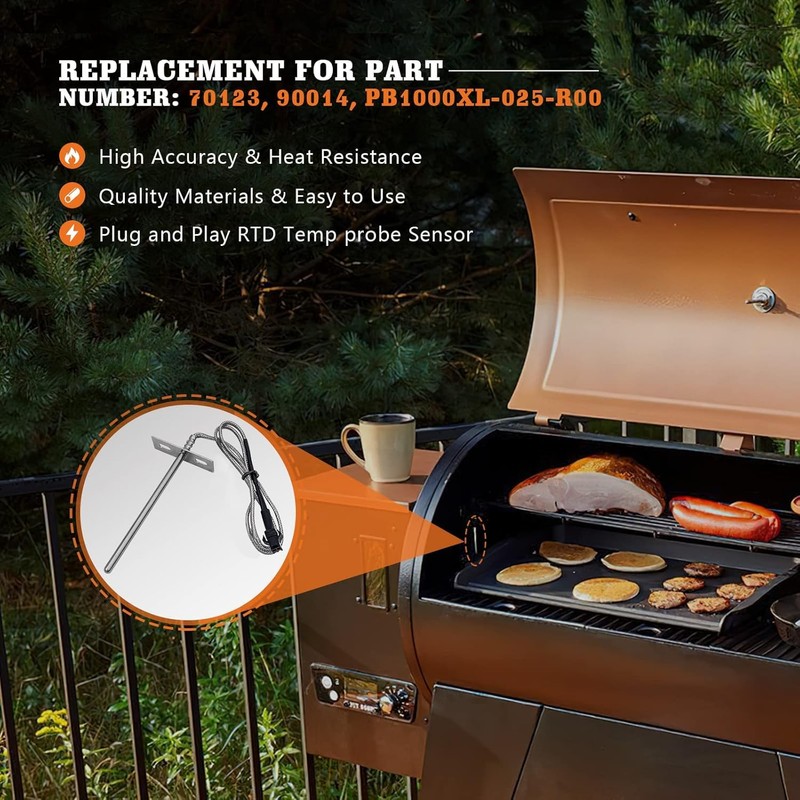 Temp Probe Replacement for Pit Boss Smokers and Grills, Meat