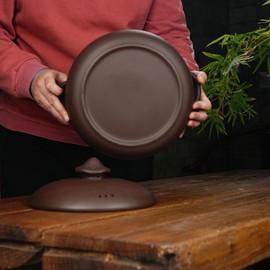 SILINE 3.4L Yixing Clay Pot for Cooking,Natural Earthenware Casserole -Zini