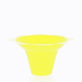 Hypothermias Small Shaved Ice Snow Cone Flower Cups (4 Oz), 250 Count, Yellow