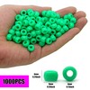 GMMA 1000Pcs Green Pony Beads for Bracelet Christmas Beads for