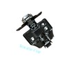 2 Pack Half Cover Hinge Gun Black, Suitable for Frameless