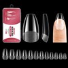 Pack of 240 Nail Tips, Fake Nails Transparent, Full Cover