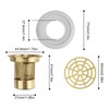 Floor Drain Core, HERKINDNESS Odour Trap Floor Drain with Rubber