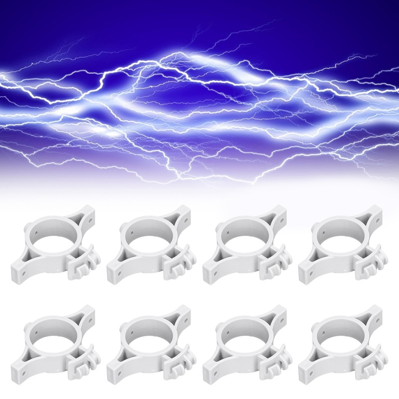 50pcs Electric Fence Insulators Pulse Electric Fence Terminal Rod Insulators