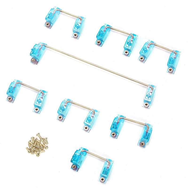 Mechanical Keyboard Stabilizer 2 Specifications with Golden Wire Keycap Accessory