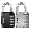 Upgraded Version Combination Lock, [2 Packs] 4 Digit Re-settable Security