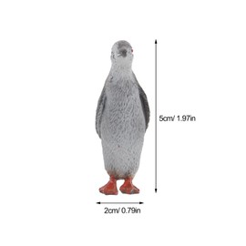 STOBOK Simulation Penguin Model 16PCS, 5x2x1.5cm Arctic Animals Figurines for Kids Plastic Home Decoration Mini Ocean Animal Model Penguin for Kids Education