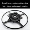 7inch Heavy-Duty Bar Stool Rotating Base Replacement, 360 ° Square