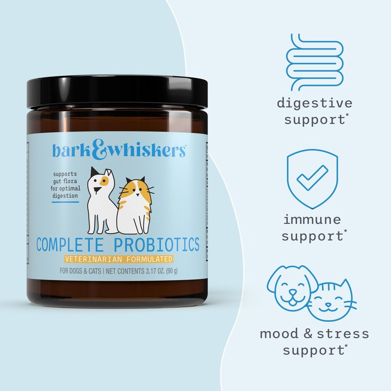Dr. Mercola, Complete Probiotics, for Cats and Dogs, 3.17 oz
