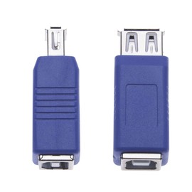 Keple 2 Pieces USB 2.0 Female to USB Type B Female Adapter USB Female to Female Printer Changer Coupler Connector Short Extension Converter Adaptor for Computers, Laptops, Hard Drives (2 Pack)