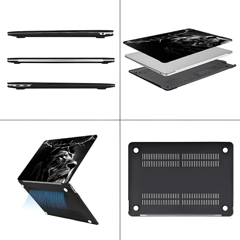 FKBRCL4U for MacBook Pro 14 Inch Case, Black Case Jesus