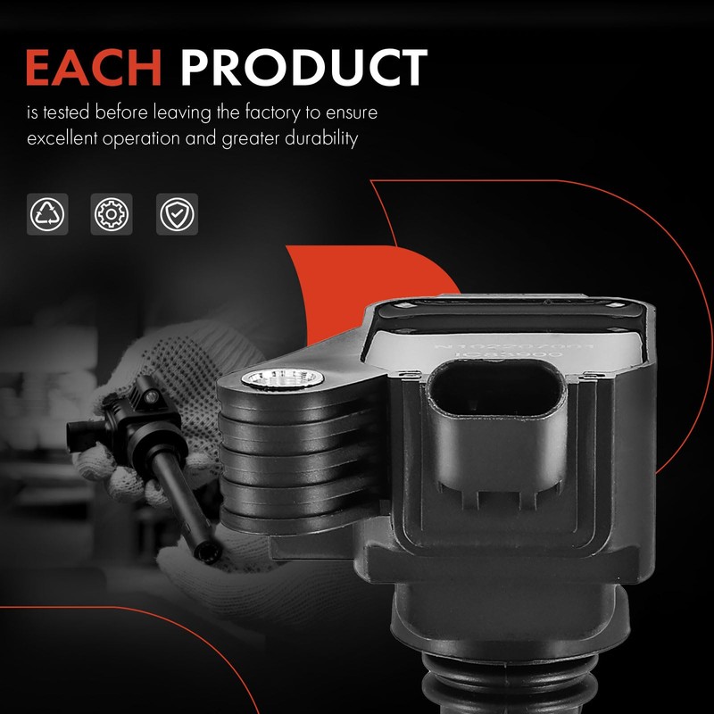A-Premium Engine Ignition Coil Pack Compatible with Jeep Wrangler 2018-2024,