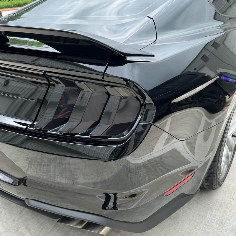 WildWell Tail Light Trim Covers for Ford Mustang Accessories 2018