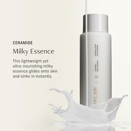 CYKLAR Ceramide Milky Essence – Unscented Body Lotion for Dry, Sensitive Skin – Lightweight Hydrating Ceramide Moisturizer for Skin Barrier with Polyglutamic Acid & Hydroxyethyl Urea - 8 fl oz