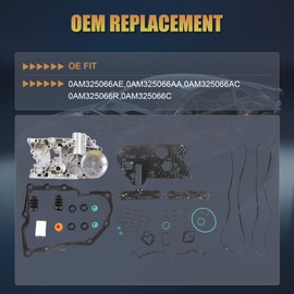 Bulubiu Transmission Valve Body + Repair Kit 0AM325066AE Fit for V W Skoda Seat Passat DSG DQ200 aftermarket part Replace OE 0AM325066AA, 0AM325066R, 0AM325066C, 0AM325066AC