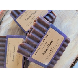 Homemade Autumn Flannel Soap