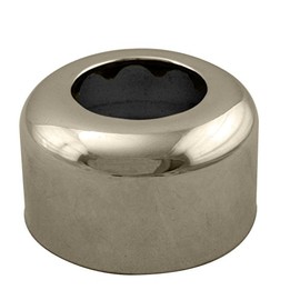 Westbrass R409-05 1-1/2" OD Opening x 3" OD Exterior Diameter High Box Patten Sure Grip Flange, Polished Nickel