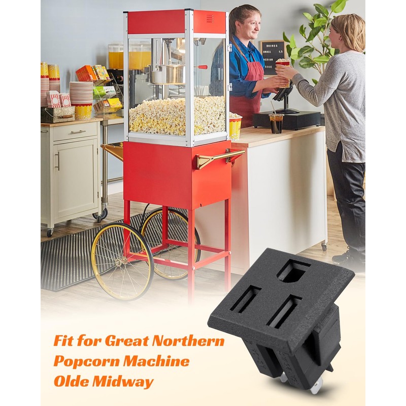 Popcorn Plug Socket Replacement Kit Fit for Great Northern Olde