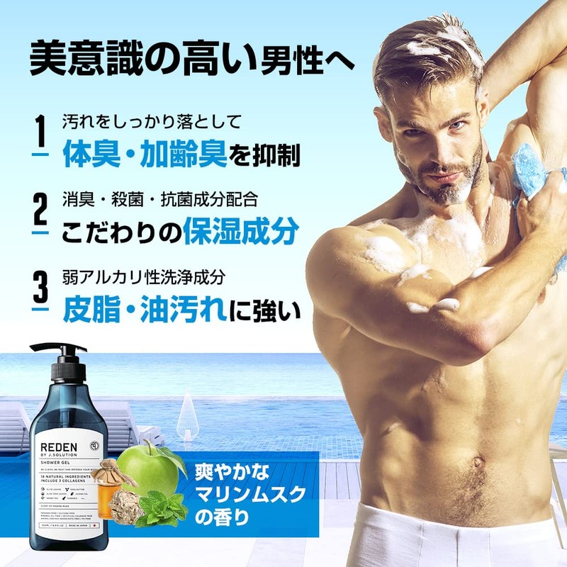 Reden Body Soap 16.9 fl oz (500 ml)