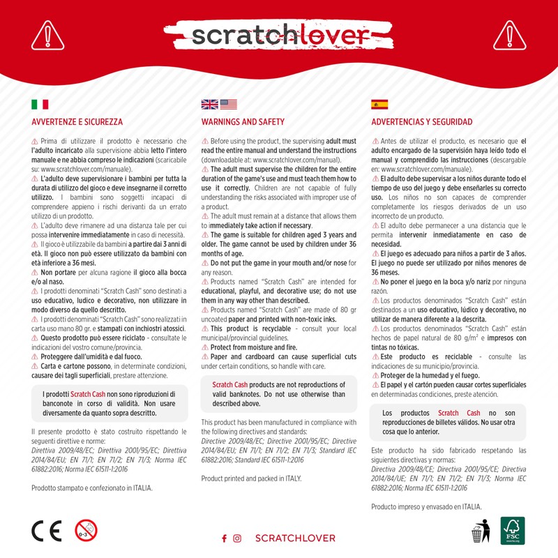 Scratch Cash 100 x 2,000 Lira Play Money (Real Size)
