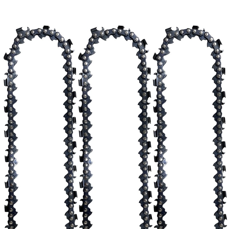 Opuladuo 3PC 6 Inch Chainsaw Chain, Replacement Chain for BLACK+DECKER