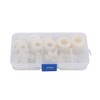 Eowpower 270Pcs 8 Sizes Nylon Metric Sealing Washers Assortment Set