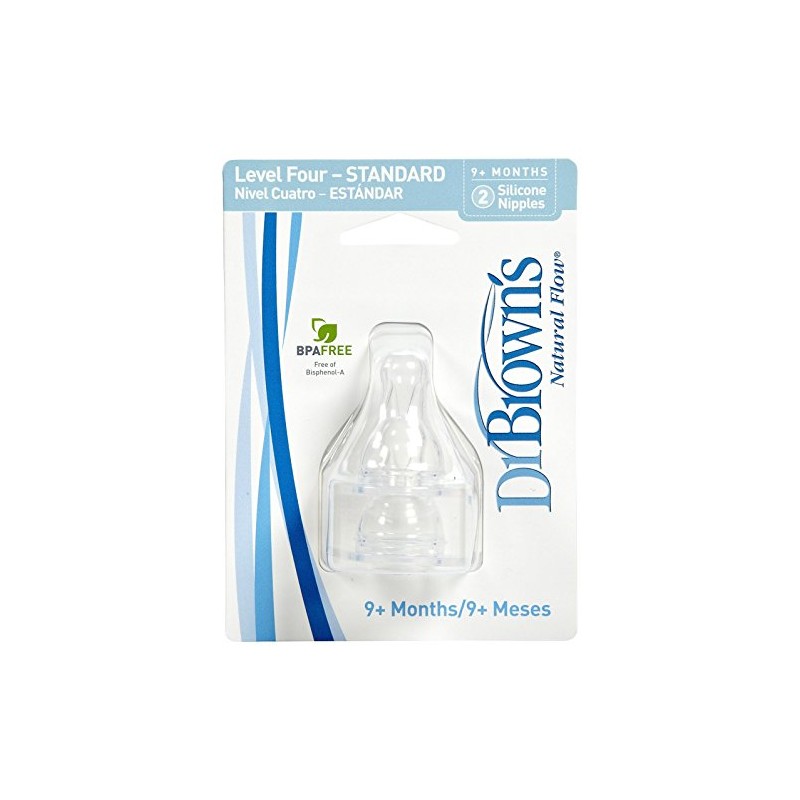 Dr. Brown's Silicone Nipple - 2 ct - Level 4