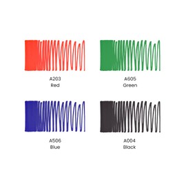 ARTEZA Colored Permanent Markers, Set of 40, Fine Tip Paint Pens