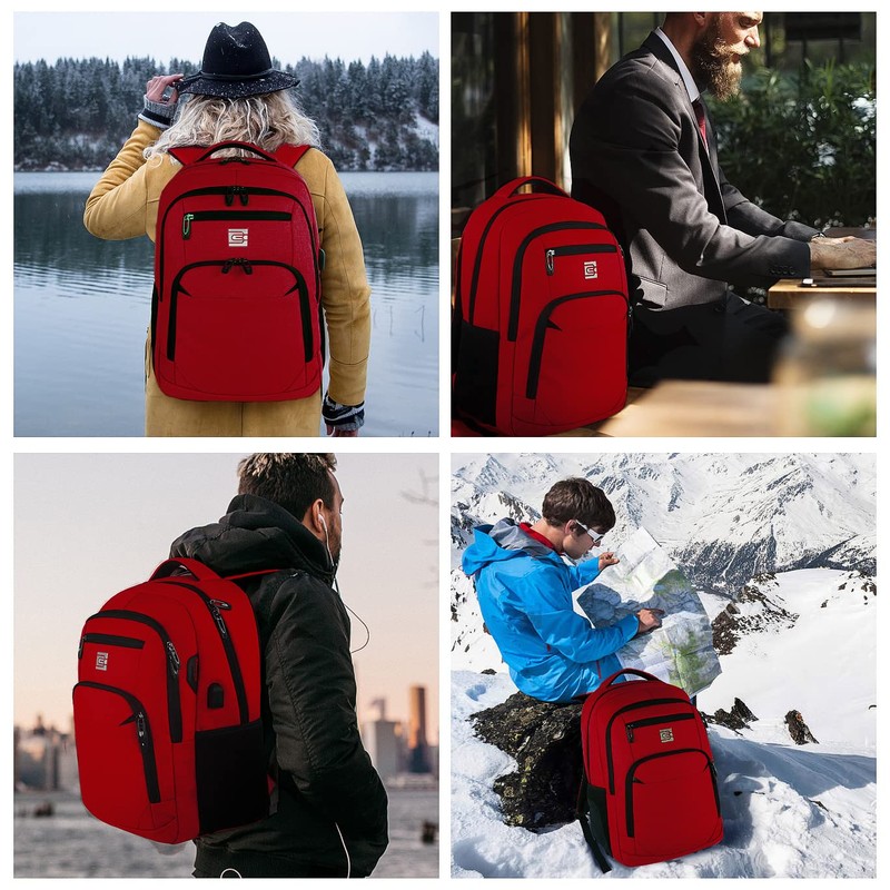 Laptop Backpack,Business Travel Anti Theft Slim Durable Laptops Backpack with