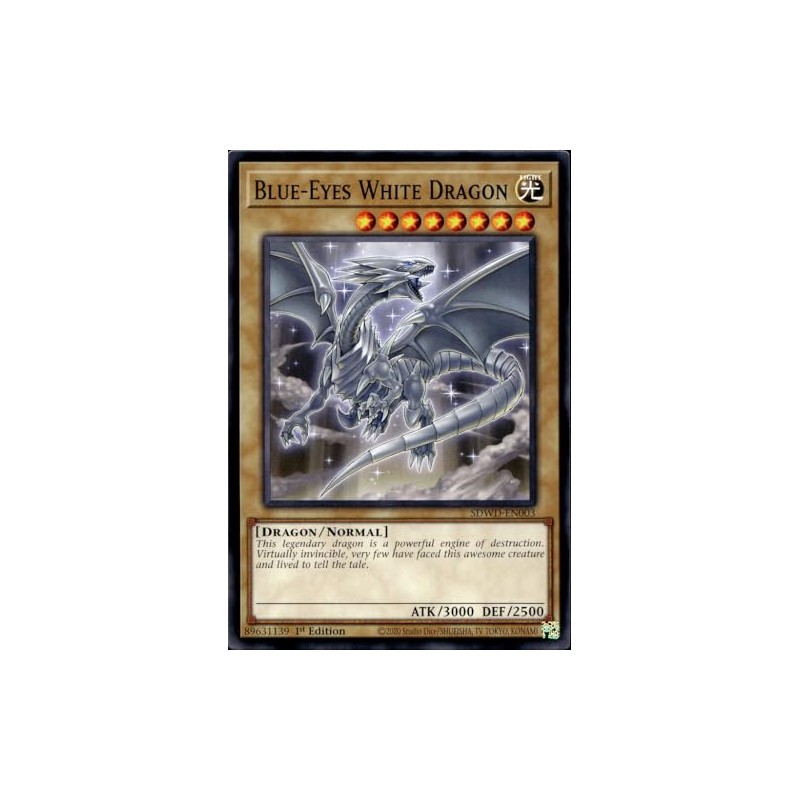 Blue-Eyes White Dragon (SDWD-EN003) - SDWD-EN003 - Common - 1st