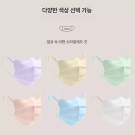 Chacha Agency 차차에이전시 덴탈마스크 귀편한 대형 50매 일회용 [브라이트닝 V-페이스 라임옐로우50개] Chacha Agency Dental Mask Comfortable Ear Large 50 Sheets Disposable [Brightening V-Face Lime Yellow 50 Pieces]