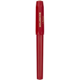 Moleskine KAWROLLERPENRED Moleskine x Caveco Roller Ball Pen, Water-based, Red