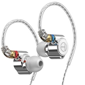 TRN TA1 High Resolution Earphones, Knowles BA+1DD Hybrid In-Ear Monitor, Metal Housing, MMCX Detachable Cable, 0.1 inch (3.5 mm) Plug, High Sound Insulation, IEM Monitor Earphones, Wired (No