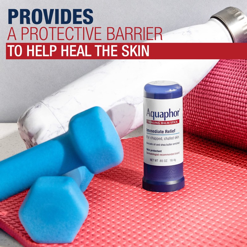 Aquaphor Healing Balm Stick, Skin Protectant with Avocado Oil and