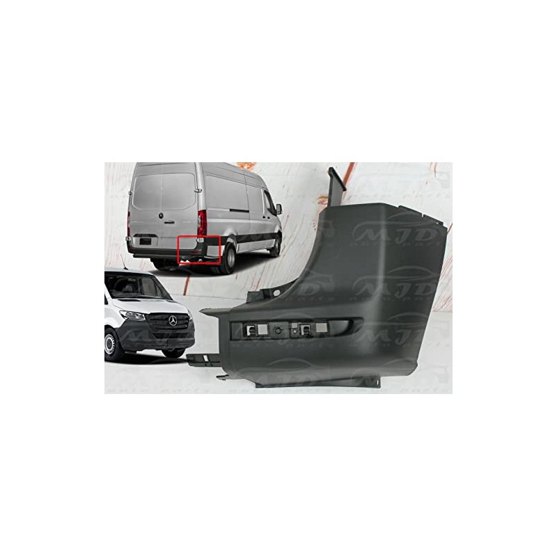 FOR MERCEDES SPRINTER W907 2019-2023 Rear Bumper Corner Cover Panel