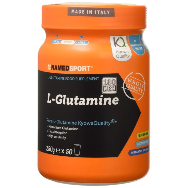 Named Sport L-Glutamine Integratore Alimentare, 250g