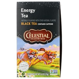 Celestial Seasonings Black Tea, Energy Black Tea, 12 Count