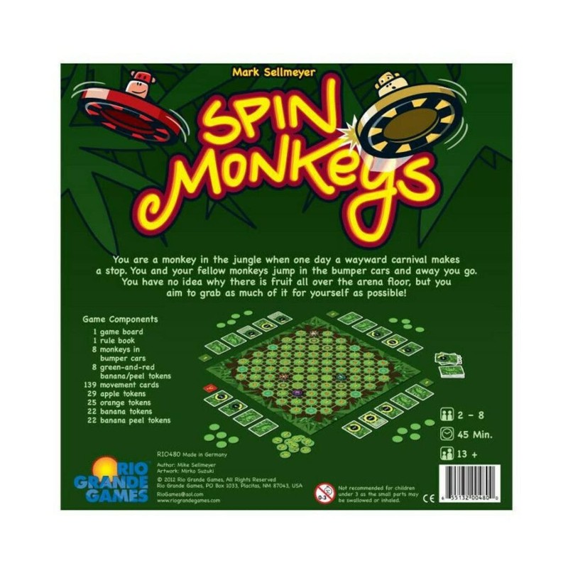Rio Grande Games Spin Monkeys